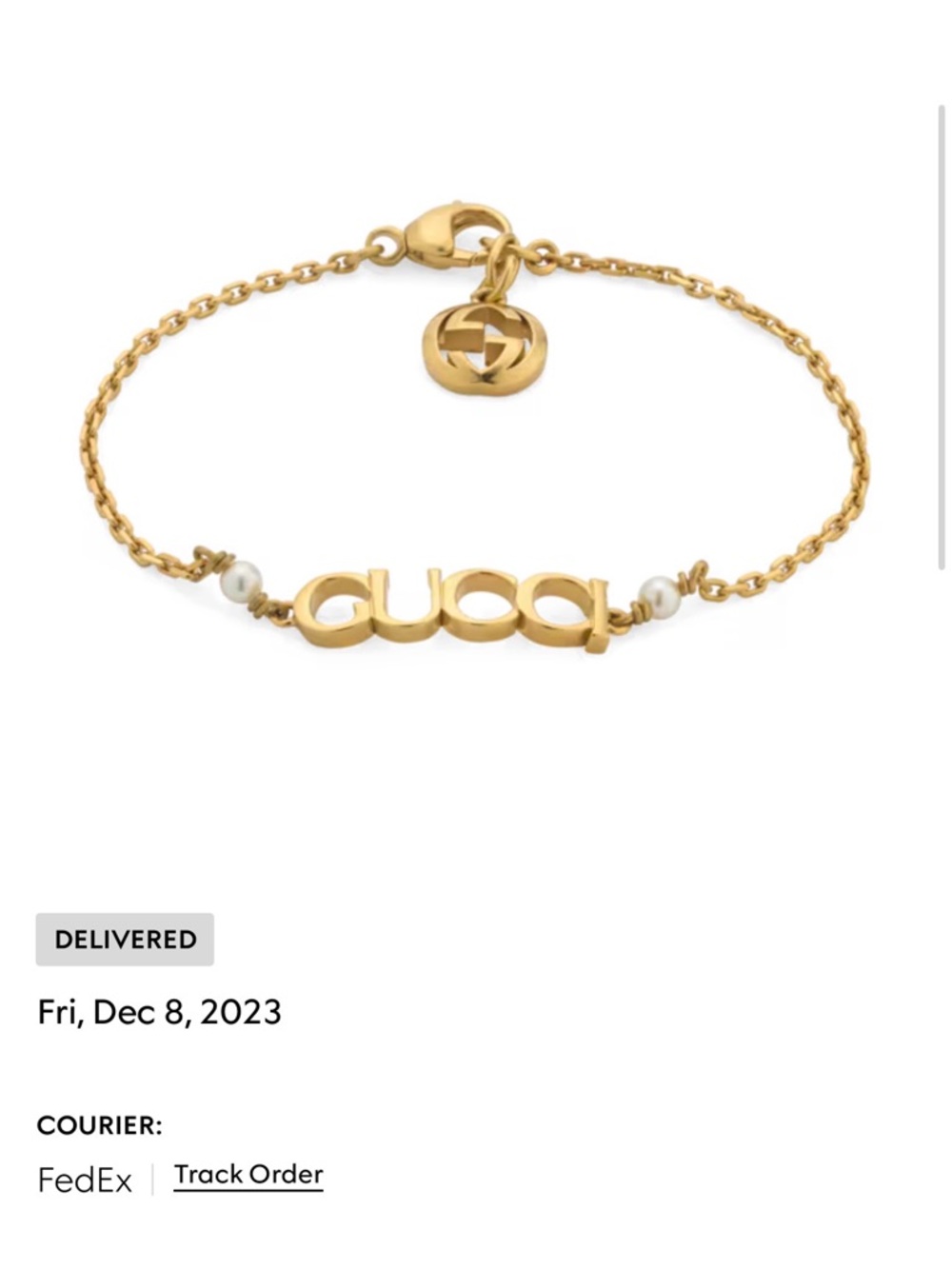 Gucci letter bracelet - Picture 8 of 8